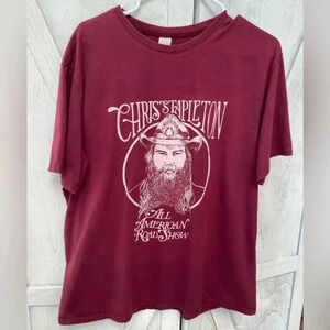 Chris Stapleton Band T-Shirt Country Music Concert Tour Women’s XXL